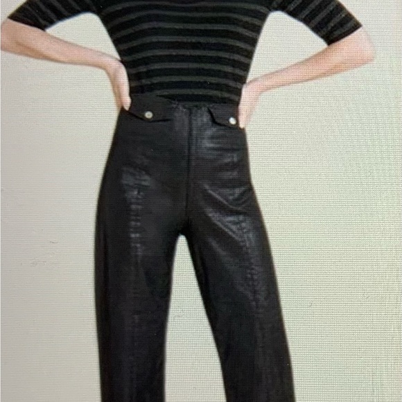 Veronica Beard Brinley Wide Crop Extra High Rise Pants - Picture 2 of 6